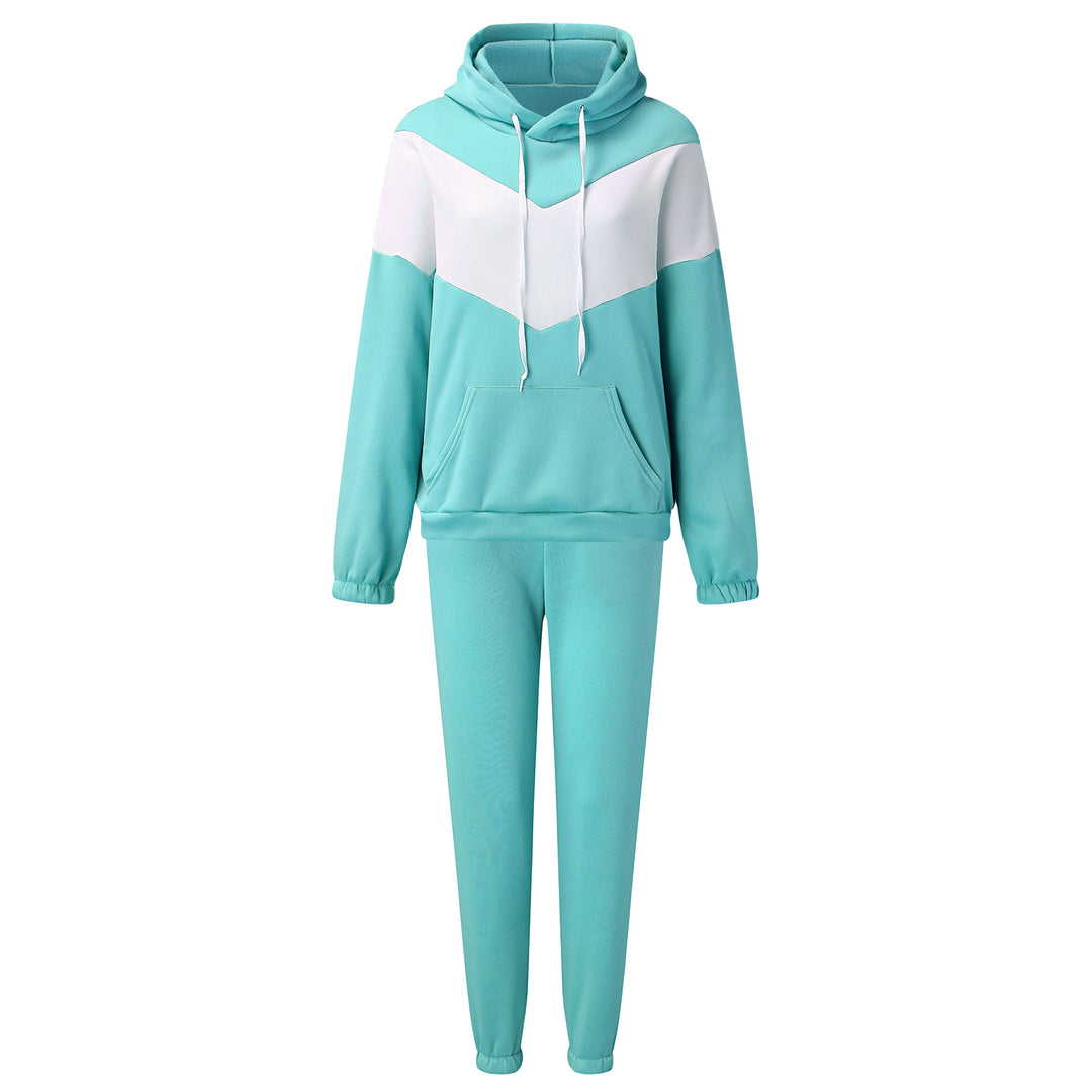 Damer Sportigt fleece-set med hög krage och elastisk midja Eva Jonsson-Eva Jonsson