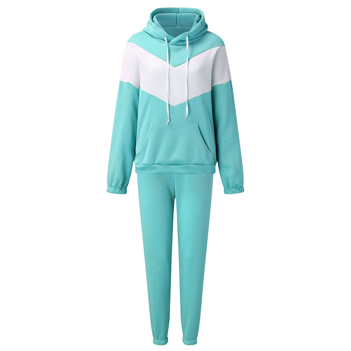Damer Sportigt fleece-set med hög krage och elastisk midja Eva Jonsson-Eva Jonsson