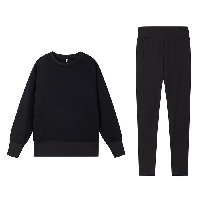 Damer Sportigt fritids-set med mjuk sweatshirt och bekväma leggings Mirla-Eva Jonsson