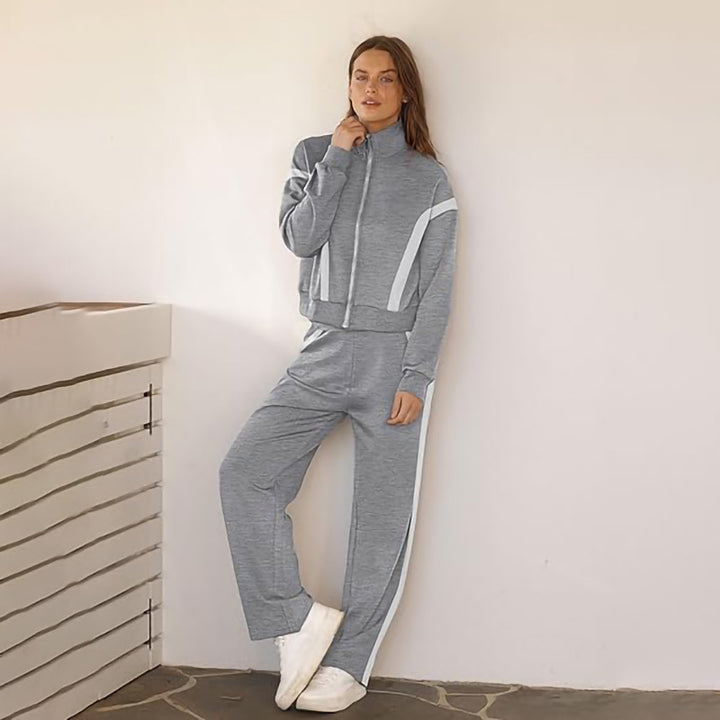 Damer Sportigt fritidsset med moderiktig dragkedja Mirla-Eva Jonsson