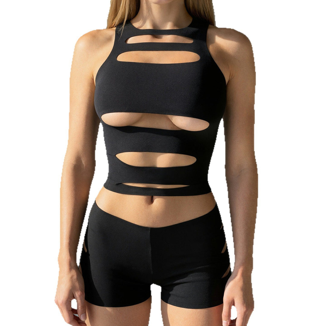 Damer Sportigt set med stiliga cut-outs Mirla-Eva Jonsson