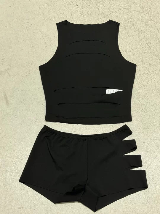 Damer Sportigt set med stiliga cut-outs Mirla-Eva Jonsson