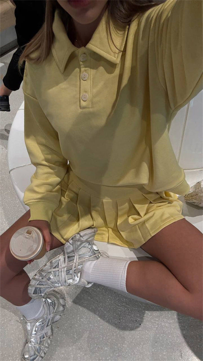 Damer Sporty Polo och Kjol Set Mirla-Eva Jonsson