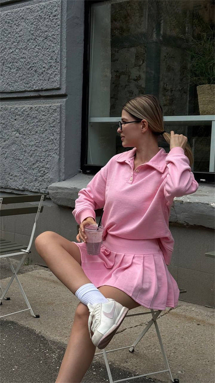 Damer Sporty Polo och Kjol Set Mirla-Eva Jonsson