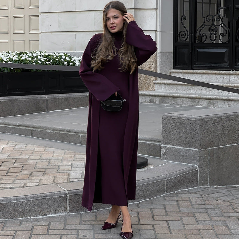 Damer Stick Klänning med Longcardigan Mirla-Eva Jonsson