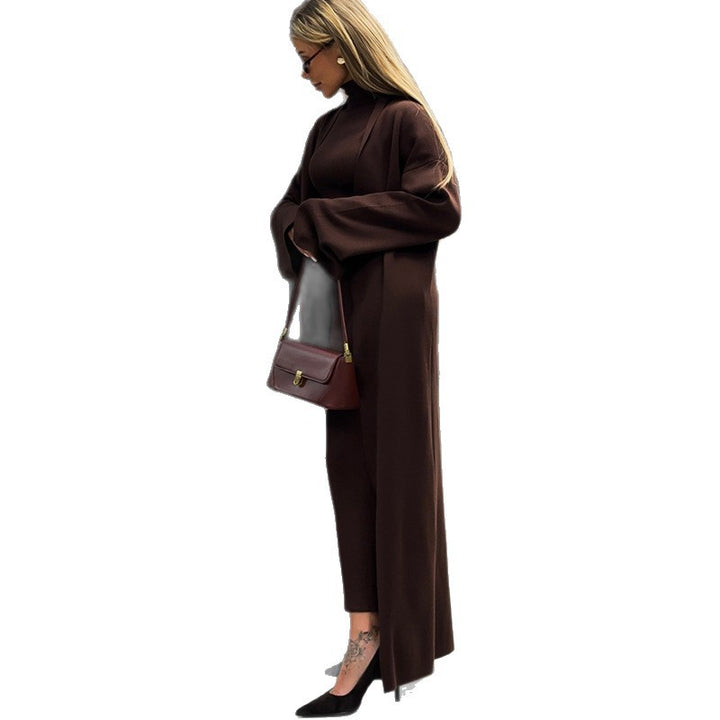 Damer Stick Klänning med Longcardigan Mirla-Eva Jonsson