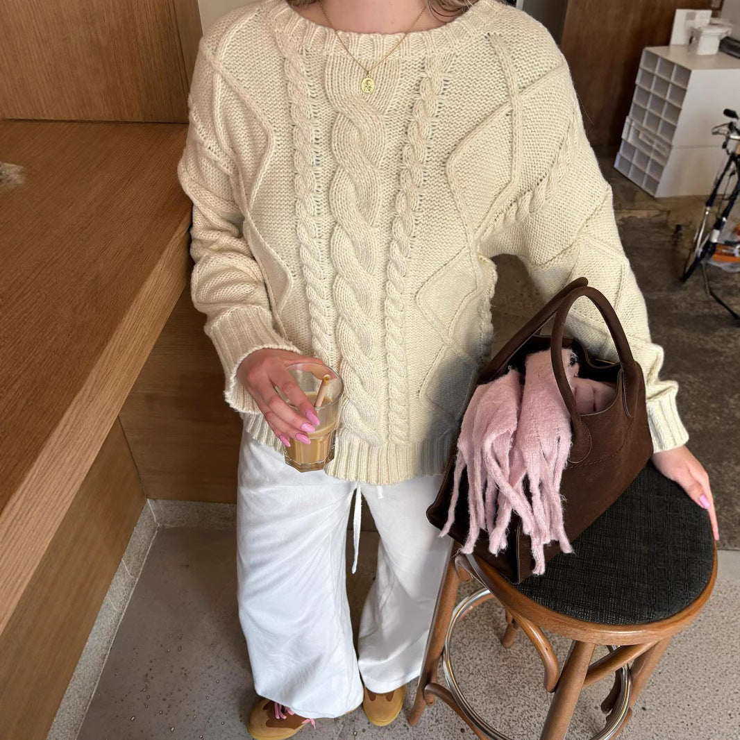 Damer Stickad Tröja Mirla-Eva Jonsson