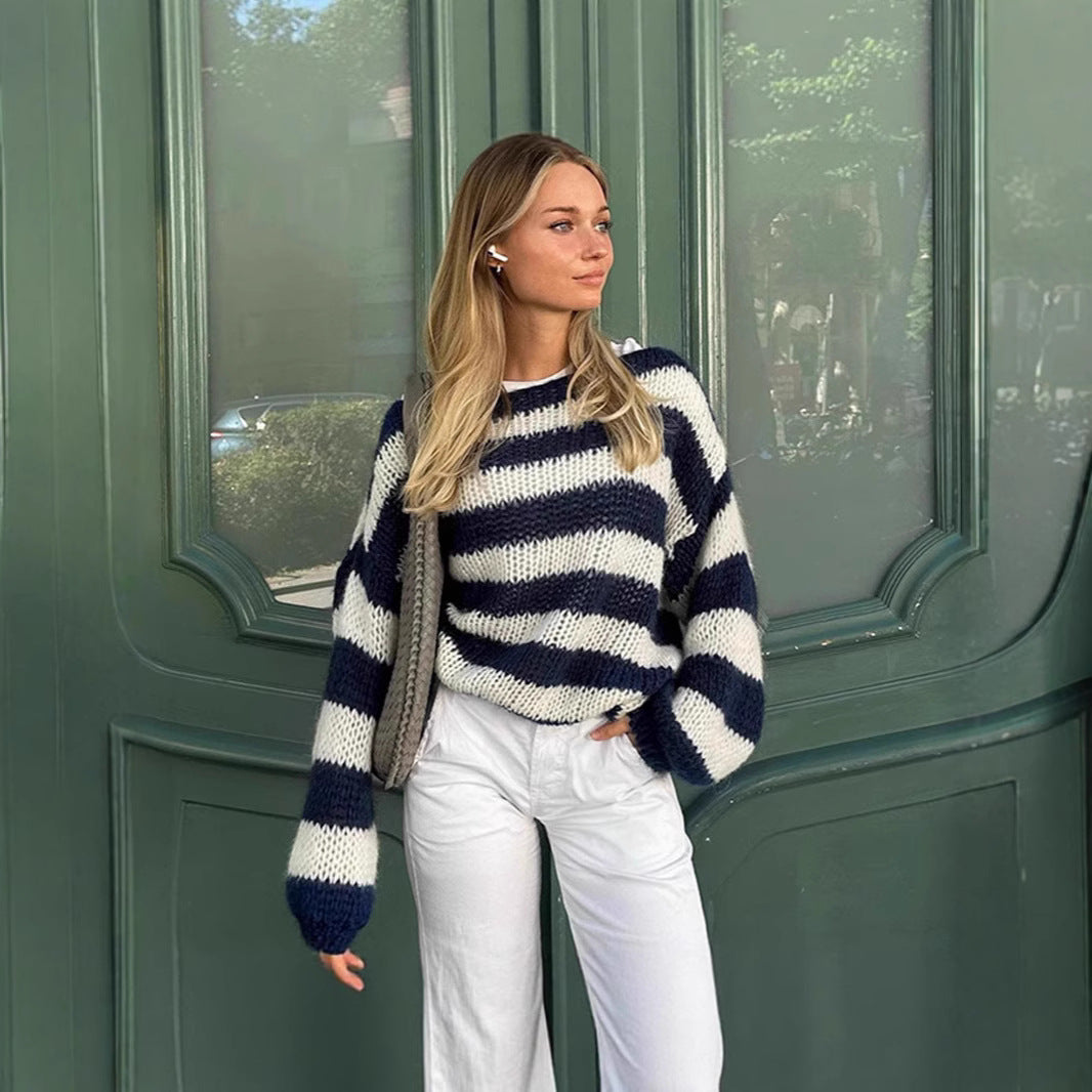 Damer Stickad tröja Mirla-Eva Jonsson