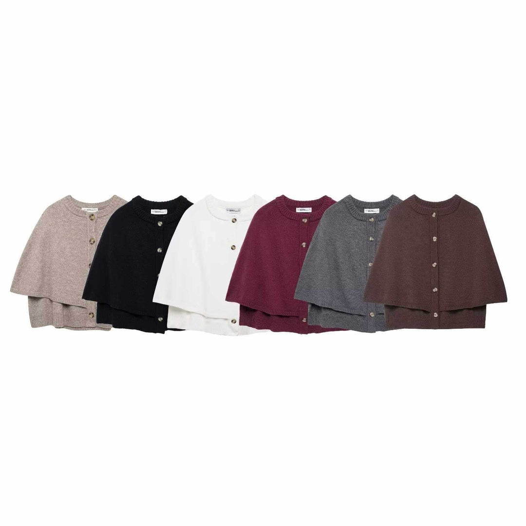 Damer Stickponcho Mirla-Eva Jonsson