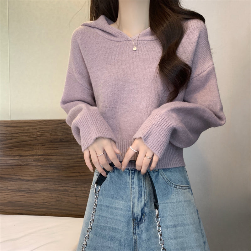 Damer Stilfull Hoodie med Avslappnad Passform och Texturerat Material Mirla-Eva Jonsson