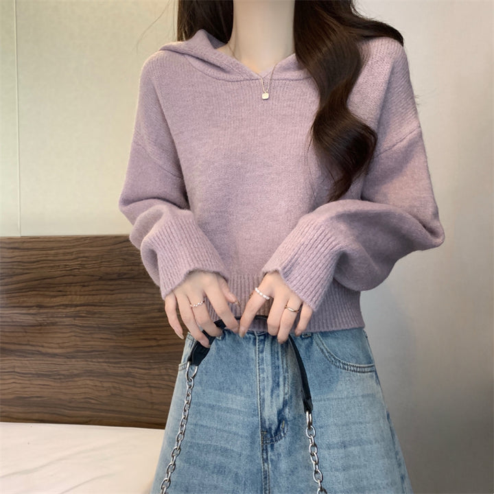Damer Stilfull Hoodie med Avslappnad Passform och Texturerat Material Mirla-Eva Jonsson