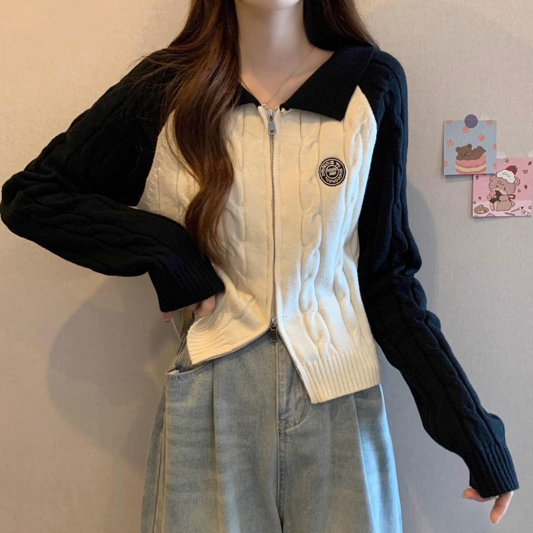Damer Stilfull Zip-up Cardigan Mirla-Eva Jonsson