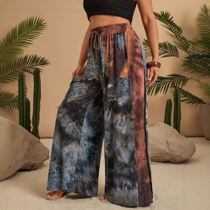 Damer Stilig Loungewear-set med avslappnad passform och modernt mönster Mirla-Eva Jonsson