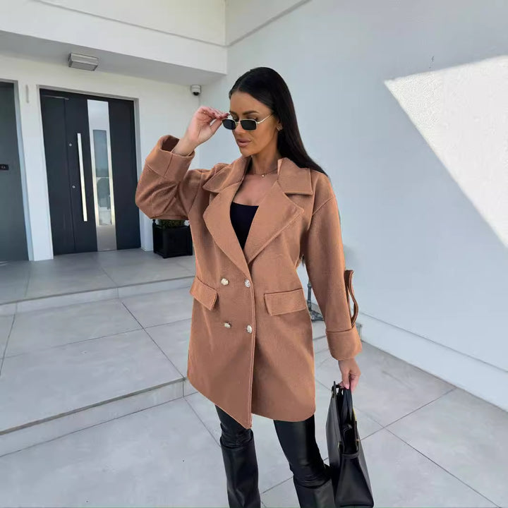 Damer Stilig Oversize Blazer Mirla-Eva Jonsson