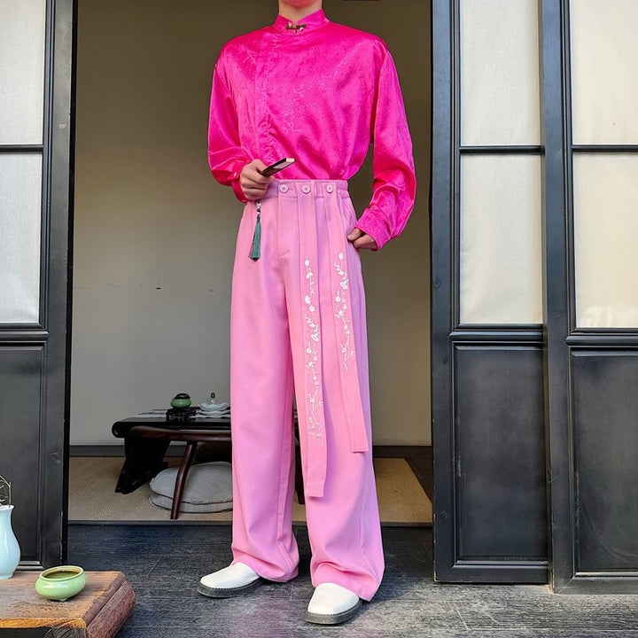 Damer Stiligt Oversized-skjorta med fin broderi och eleganta ärmar Eva Jonsson-Eva Jonsson