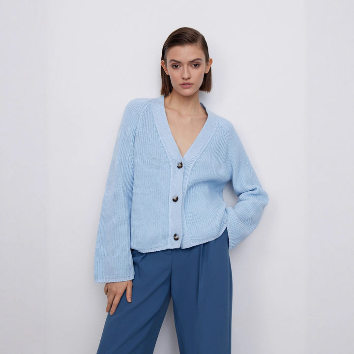 Damer Stort Stickad Cardigan Mirla-Eva Jonsson