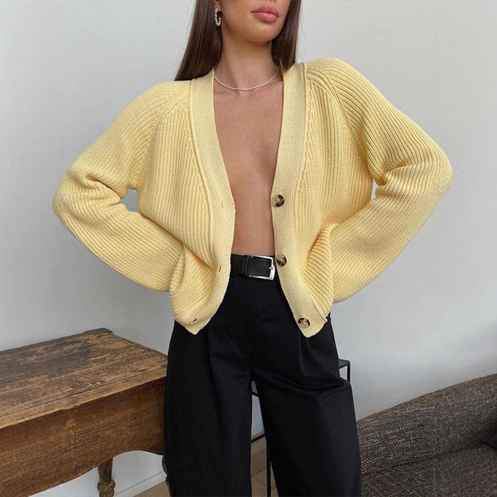 Damer Stort Stickad Cardigan Mirla-Eva Jonsson