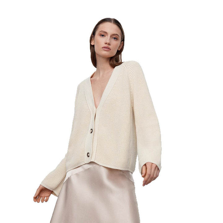 Damer Stort Stickad Cardigan Mirla-Eva Jonsson