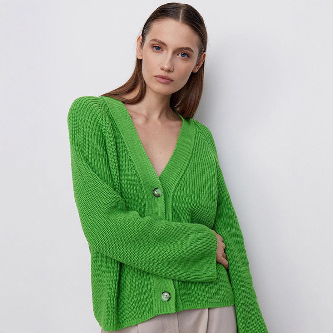 Damer Stort Stickad Cardigan Mirla-Eva Jonsson