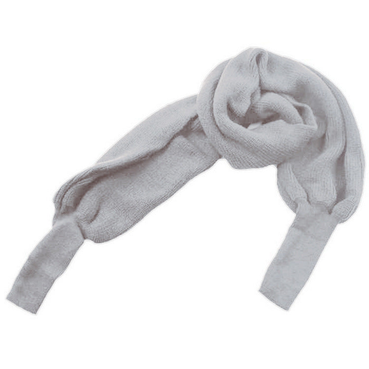 Damer Stort stickat scarfs med innovativ knutdesign och mjukt material Eva Jonsson-Eva Jonsson