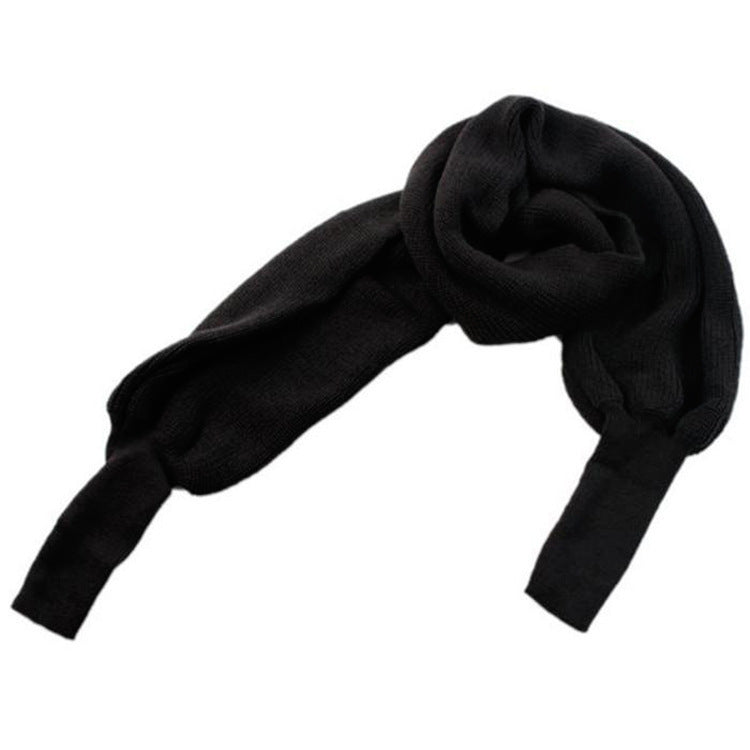 Damer Stort stickat scarfs med innovativ knutdesign och mjukt material Eva Jonsson-Eva Jonsson