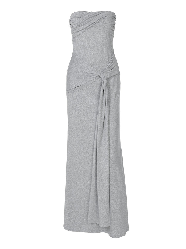 Damer Strapless Maxiklänning med sofistikerad invecklad design Mirla-Eva Jonsson
