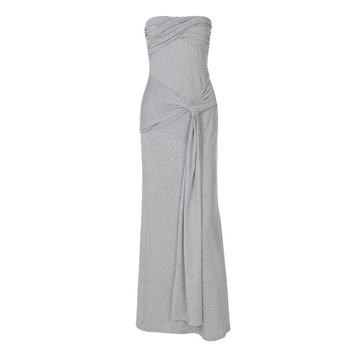 Damer Strapless Maxiklänning med sofistikerad invecklad design Mirla-Eva Jonsson