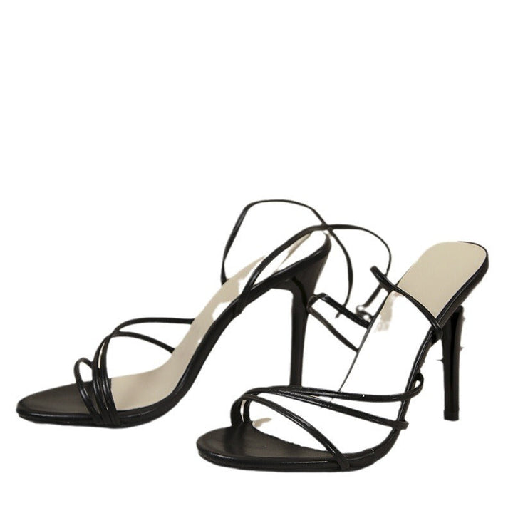 Damer Strappy High-Heel Sandaler med ankelrem-design Mirla-Eva Jonsson