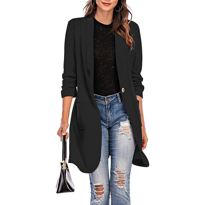 Damer Stretchig Blazer med Modern Passform och Fickor Mirla-Eva Jonsson