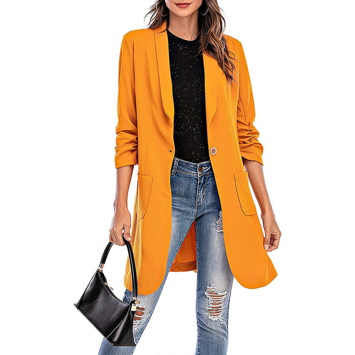 Damer Stretchig Blazer med Modern Passform och Fickor Mirla-Eva Jonsson