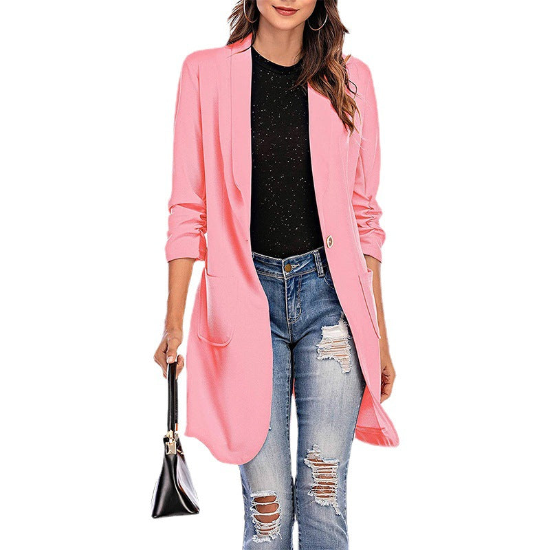 Damer Stretchig Blazer med Modern Passform och Fickor Mirla-Eva Jonsson