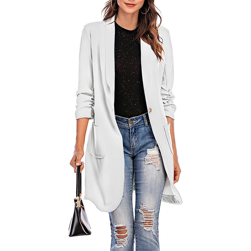 Damer Stretchig Blazer med Modern Passform och Fickor Mirla-Eva Jonsson