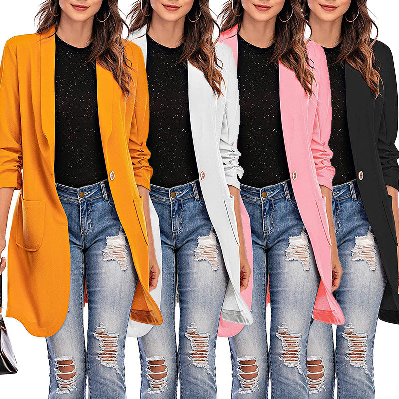 Damer Stretchig Blazer med Modern Passform och Fickor Mirla-Eva Jonsson