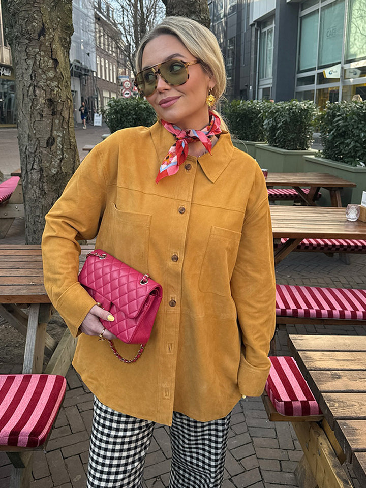 Damer Suede Overshirt Mirla-Eva Jonsson