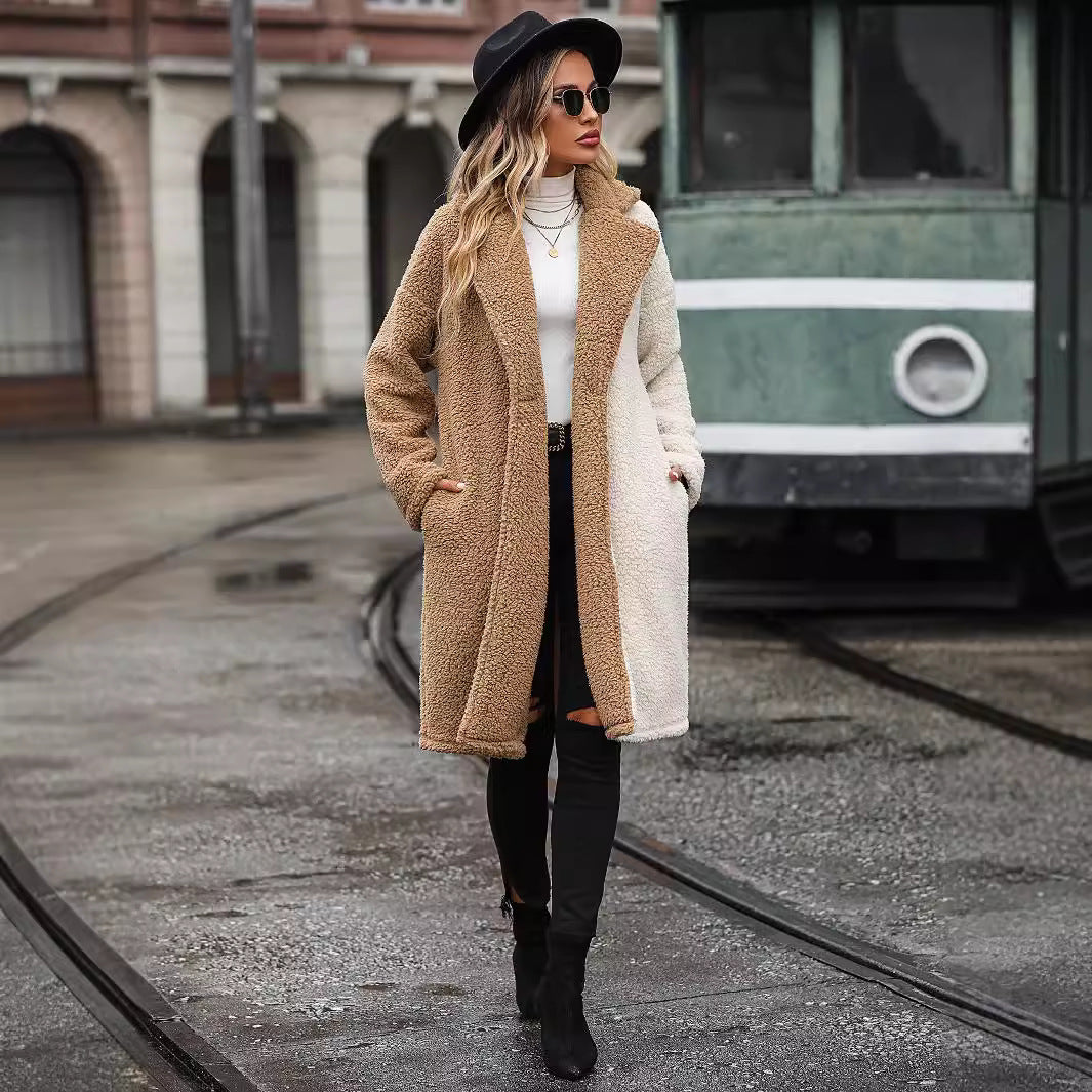 Damer Teddyfur-kappa med snygg oversized passform Mirla-Eva Jonsson