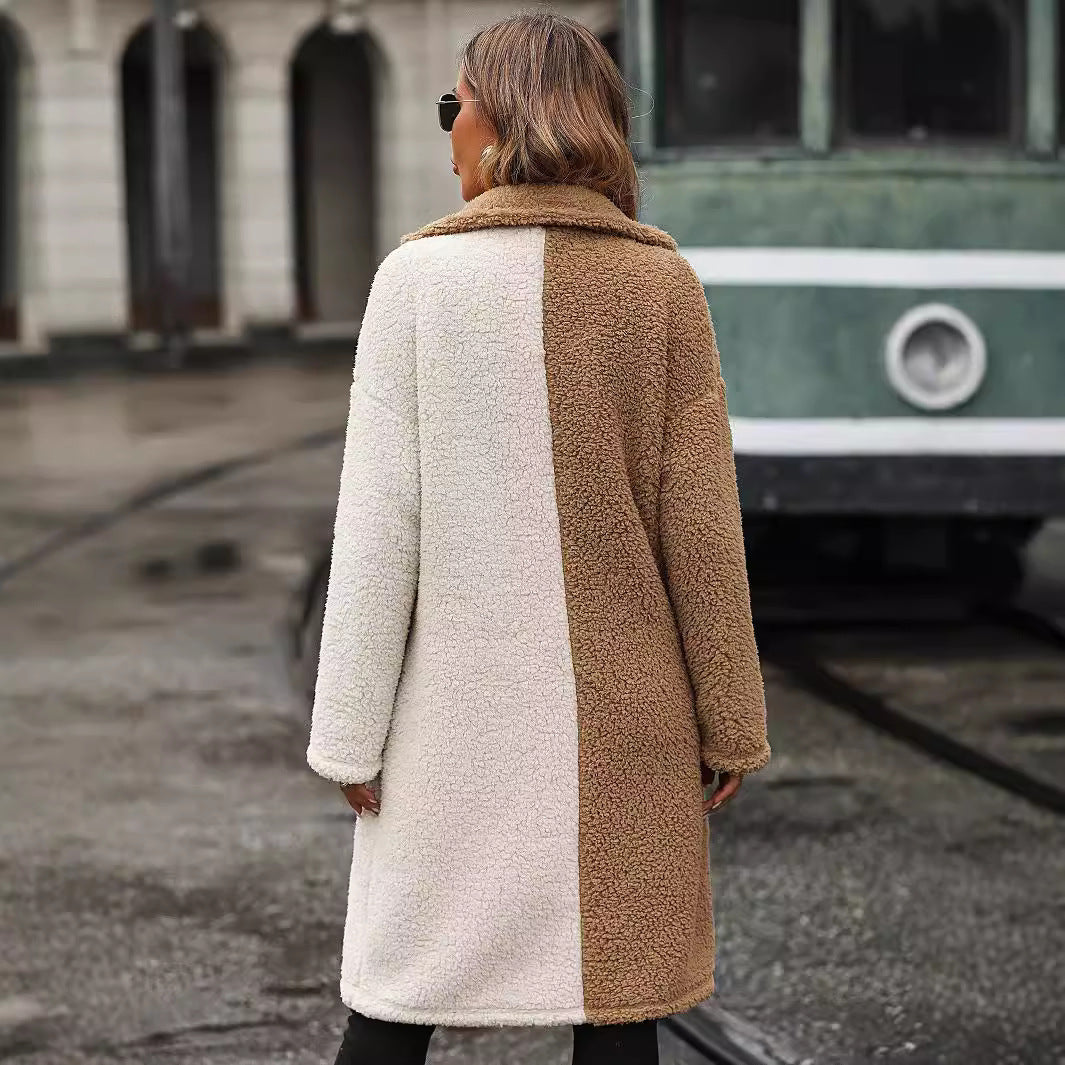 Damer Teddyfur-kappa med snygg oversized passform Mirla-Eva Jonsson