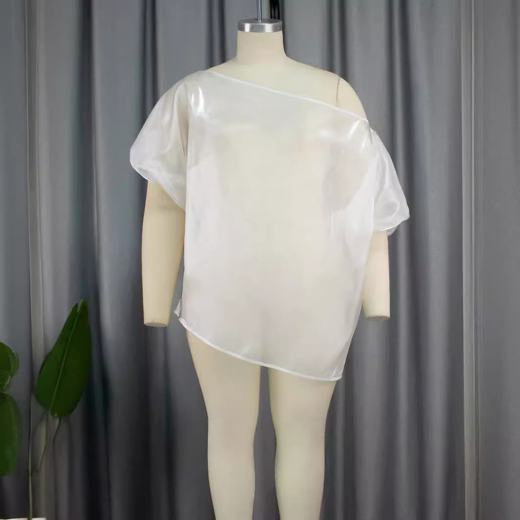 Damer Transparent Chiffon-Blus Mirla-Eva Jonsson