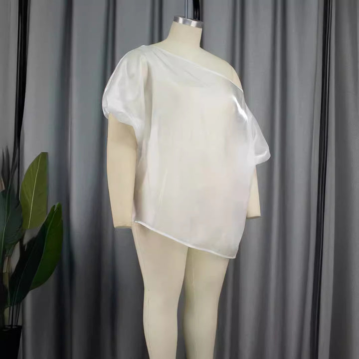 Damer Transparent Chiffon-Blus Mirla-Eva Jonsson