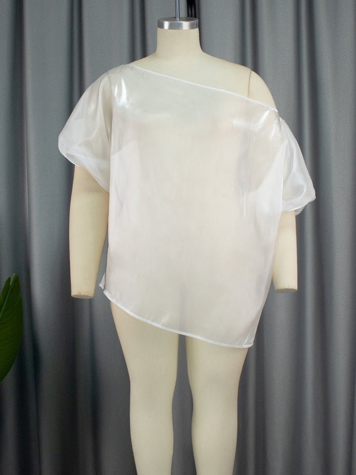Damer Transparent Chiffon-Blus Mirla-Eva Jonsson