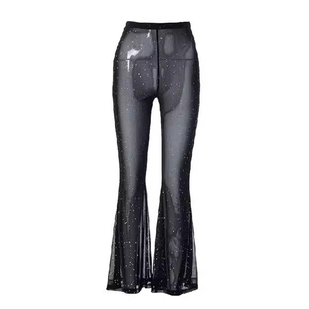 Damer Transparent Flared Hängsel-set med Glitter-accenter Mirla-Eva Jonsson
