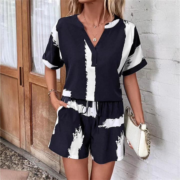 Damer Trendig Jumpsuit med kreativt mönster och bekväm passform Mirla-Eva Jonsson