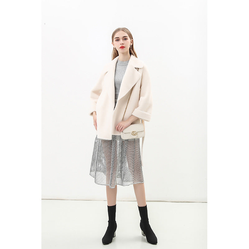 Damer Trendig Kappjacka i Oversized-stil Eva Jonsson-Eva Jonsson
