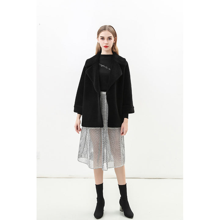 Damer Trendig Kappjacka i Oversized-stil Eva Jonsson-Eva Jonsson