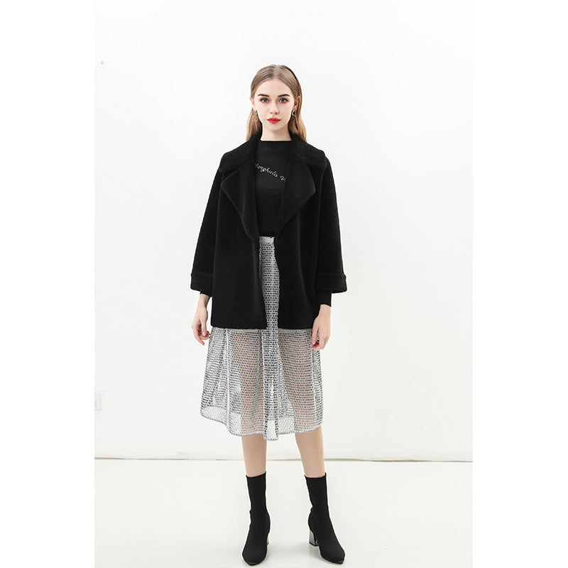 Damer Trendig Kappjacka i Oversized-stil Eva Jonsson-Eva Jonsson