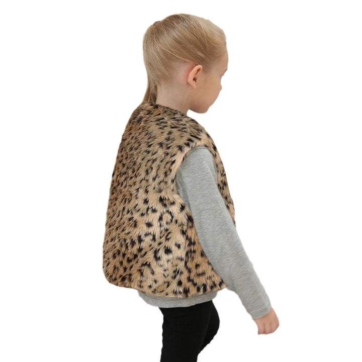 Damer Trendig Leopardpälsväst Mirla-Eva Jonsson