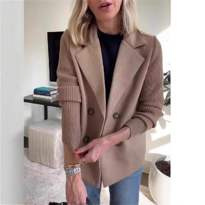 Damer Trendig Oversized-Blazer med Dubbelrad Eva Jonsson-Eva Jonsson