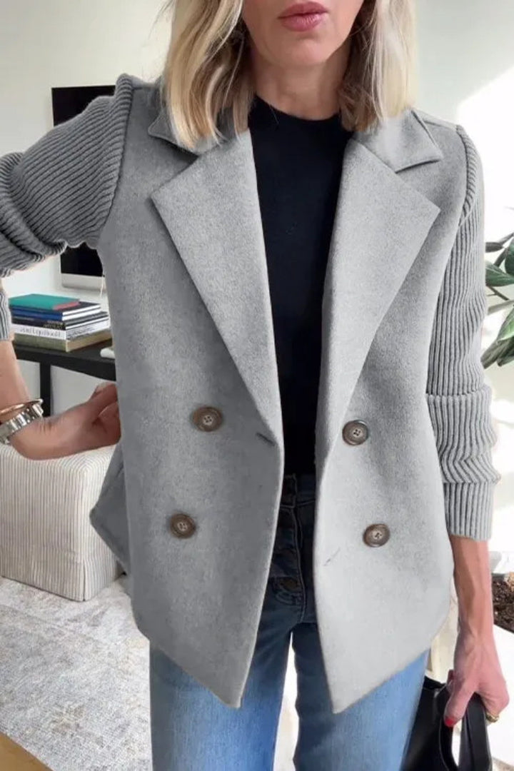 Damer Trendig Oversized-Blazer med Dubbelrad Mirla-Eva Jonsson