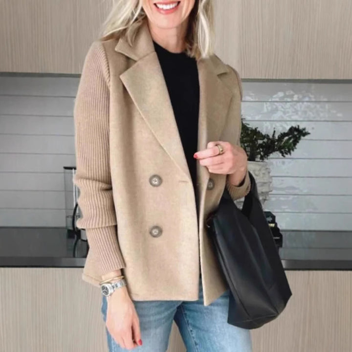 Damer Trendig Oversized-Blazer med Dubbelrad Mirla-Eva Jonsson