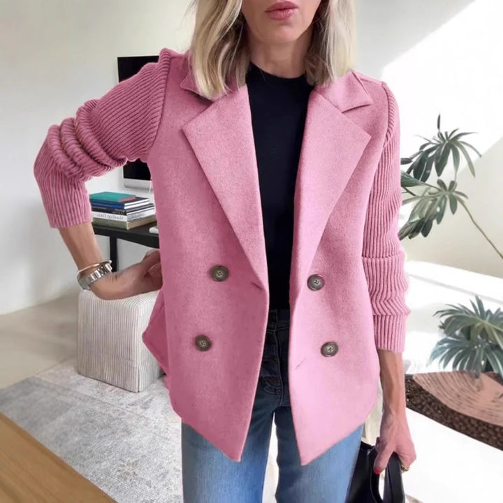 Damer Trendig Oversized-Blazer med Dubbelrad Mirla-Eva Jonsson