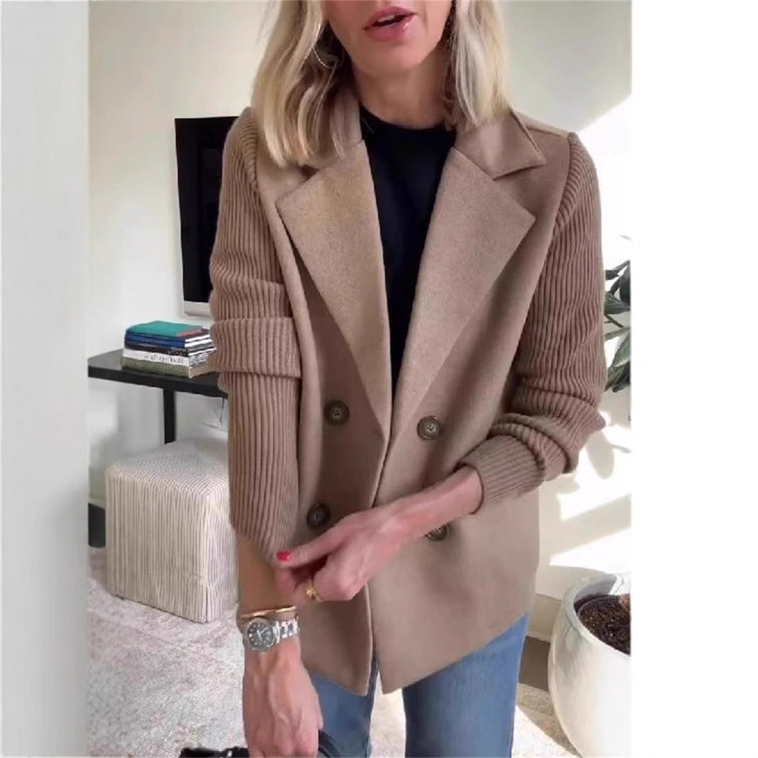 Damer Trendig Oversized-Blazer med Dubbelrad Mirla-Eva Jonsson